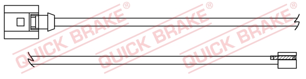 Czujnik zużycia klocka